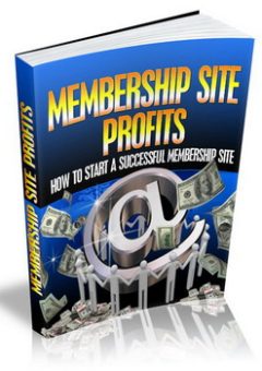 membership site profits
